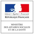 Logo du ministère des Affaires sociales et de la Santé jusqu'en mai 2017.