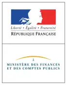 Logo du ministère des Finances et des Comptes Publics en 2014-2016.