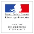 Logo du ministère des Solidarités et de la Santé de mai 2017 à février 2020.