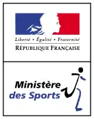 Logo du ministère des Sports en 2002-2004.