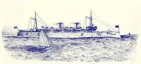 Image illustrative de l'article Classe Columbia (croiseur)