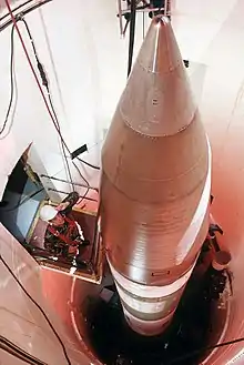 Missile Minuteman III LGM-30G dans son silo