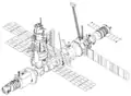 mai 1995 : déplacement du module Kristall.