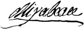 signature de Mirabeau