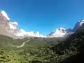 Vue de la vallée depuis le mirador Británico