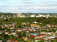 Vue panoramique de la ville.