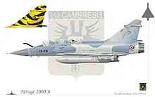 Mirage 2000B escadron 1/12 Cambresis.
