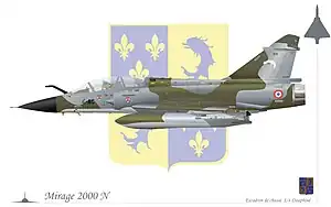 Mirage 2000N escadron 1/4 Dauphiné.