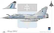 Mirage 2000 C escadron Ile de France