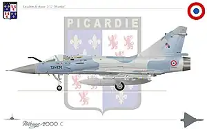 Mirage 2000C RDI escadron 2/12 Picardie.