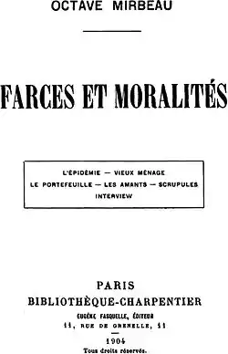 Image illustrative de l’article Farces et Moralités