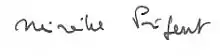 signature de Mireille Prigent