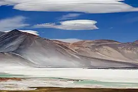 Volcan Cerro Medano sur le Salar de Talar