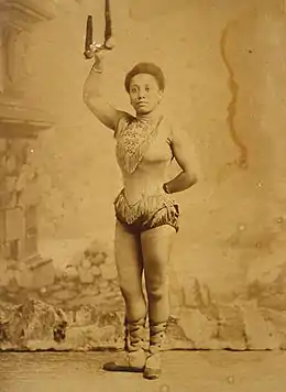 Photographie de Miss Lala en 1880