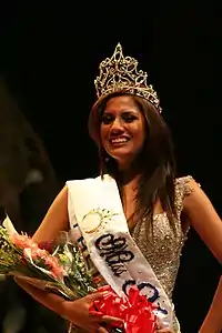 Photographie montrant Miss Nicaragua 2008, Thelma Rodríguez