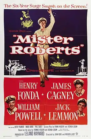 Description de l'image Mister Roberts (1955 movie poster).jpg.