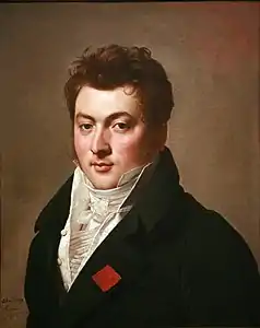 Portrait de Monsieur de Courcy (1816), musée des beaux-arts de Strasbourg.