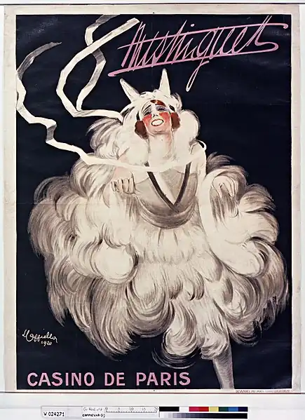 Affiche de 1920, au Casino de Paris.