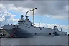 Mistral Sébastopol et Vladivostok, bassin de Penhoët, Saint-nazaire, 15 mai 2015