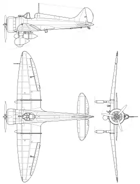 vue en plan de l’avion