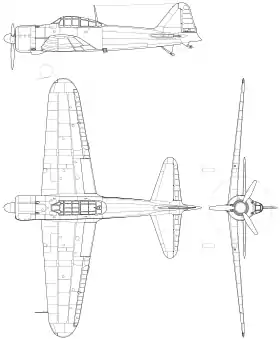 vue en plan de l’avion