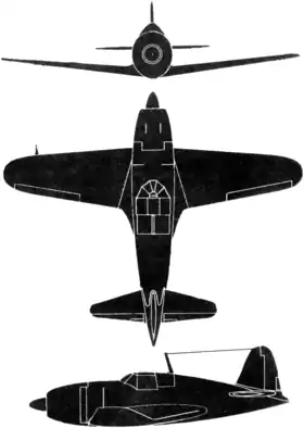 vue en plan de l’avion