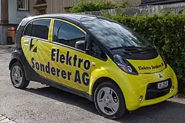 Mitsubishi i-MiEV en Appenzell/Suisse