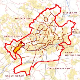 Localisation de Höchst