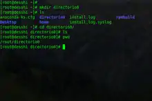Description de l'image Mkdir terminal.png.