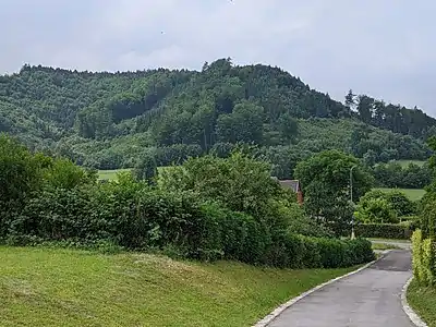 La colline de Mladějov (591 m).