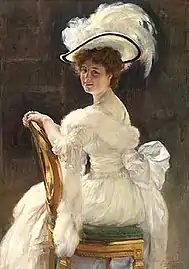 Portrait de Germaine Le Blon (1908), localisation inconnue.