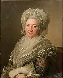 Portrait de Mme Henry Pierre Goüin, née Anne Marie Renée Leroux de Broons (1737-1808), par Alexander Roslin