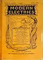 Couverture Modern Electrics 1910