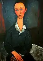Femme au col blanc (portrait de Lunia Czechowska)