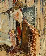Portrait par Modigliani (1914).