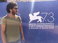 Description de l'image Mohamed_Zouaoui_Venezia_Film_Festival_2016.jpg.