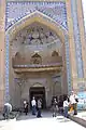 Portail principal de la médersa Mohammed Rahim Khan à Khiva.