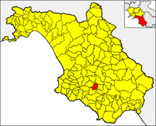 Localisation de Moio della Civitella