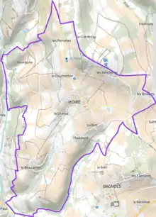 Carte topographique