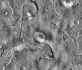 Image illustrative de l'article Mojave (cratère martien)