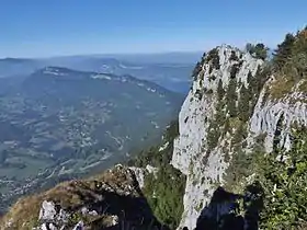 Vue du Molard Noir, à droite.