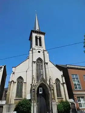 L'église Sainte-Barbe, à Molenbeek