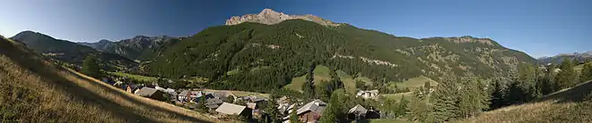 Panorama de la vallée de Molines-en-Queyras