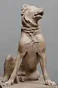 Molosse, dit "Jennings Dog", d'après un bronze original du IIe siècle (?). H. 1,05 m. British Museum