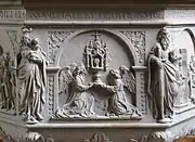 Relief symbolisant l'Eucharistie