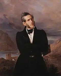 Portrait d'Alessandro Manzoni, 1835.