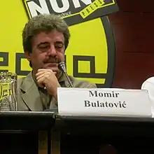 Momir Bulatović, président du Monténégro entre 1990 et 1998.