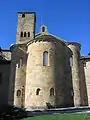 L'église du monastère de Leyre.