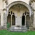 Édicule abritant un lavabo (monastère de la Sainte-Croix de Coïmbre).