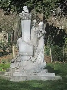 Monument à Charles Gounod (1902), Paris, parc Monceau.